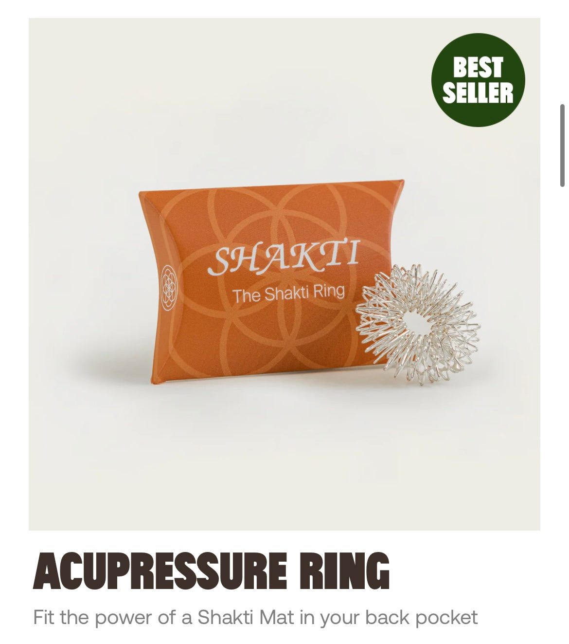 Shakti acupressure ring