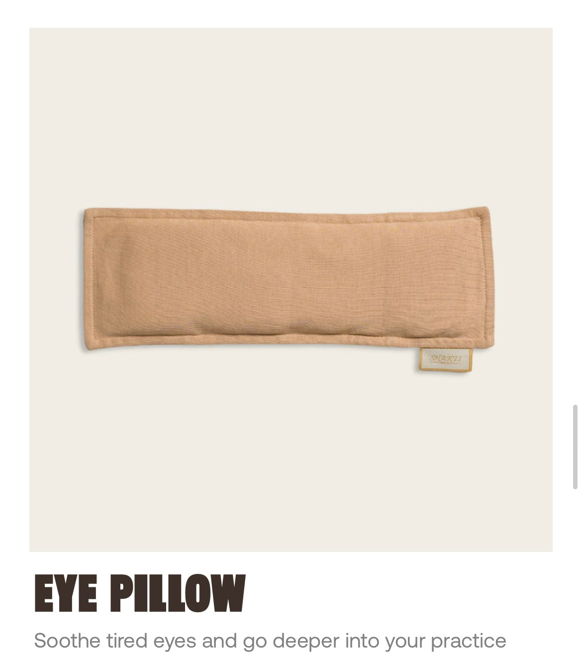 Shakti weighted eye mask (hot/cold)